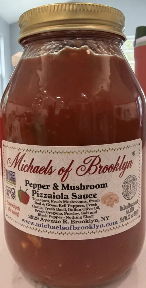 Pepper & Mushroom Pizzaiola Sauce