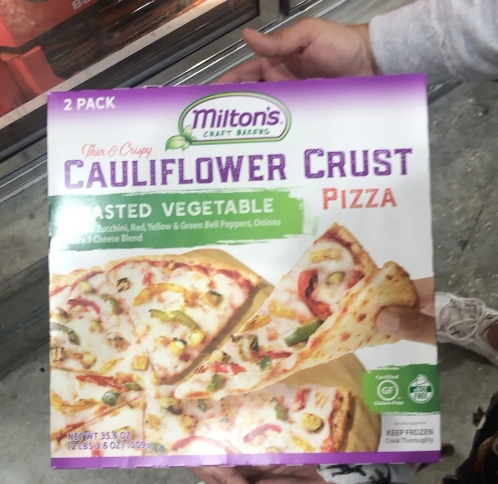 Cauliflower crust pizza