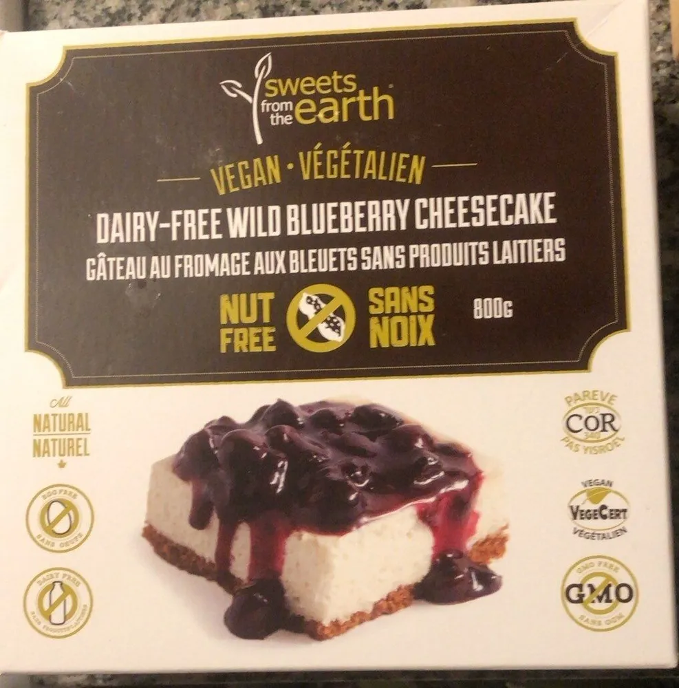 Daree-free blueberry cheesecake