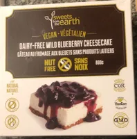 Daree-free blueberry cheesecake
