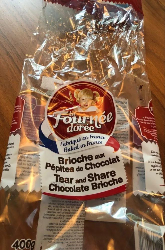 Brioche aux pepites de chocolat