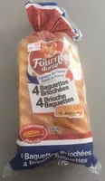 4 baguettes briochées