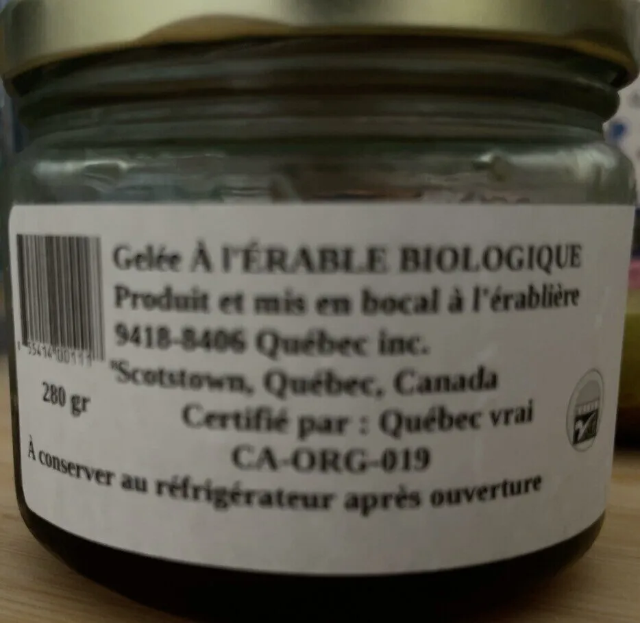 Gelée A L Érable
