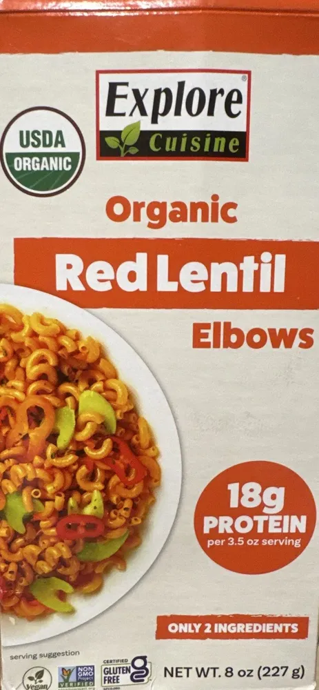 Organic Red Lentil Elbows