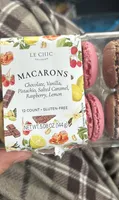 MACARONS Chocolate, Vanilla, Pistachio, Salted Caramel, Raspberry, Lemon