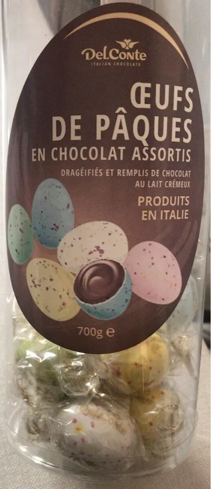 Œufs de Pâques en chocolat assortis