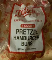 Ditsch pretzel hamburger buns