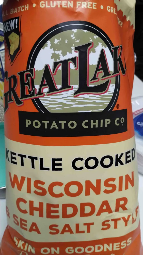 Kettle Cooked Wisconsin Cheddar & Sea Salt Style Potato Chips