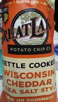 Kettle Cooked Wisconsin Cheddar & Sea Salt Style Potato Chips