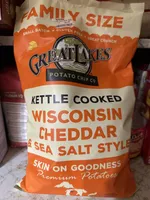 Kettle Cooked Wisconsin Cheddar & Sea Salt Chips