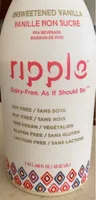 Pea Beverage, Unsweetened Vanilla