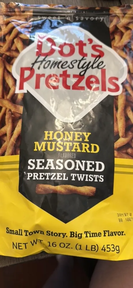 Honey Mustard Flavored Seasoned Pretzel Twists