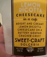 Lemon Ricotta cheesecake in a cup
