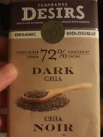 72% chocolat chia noir