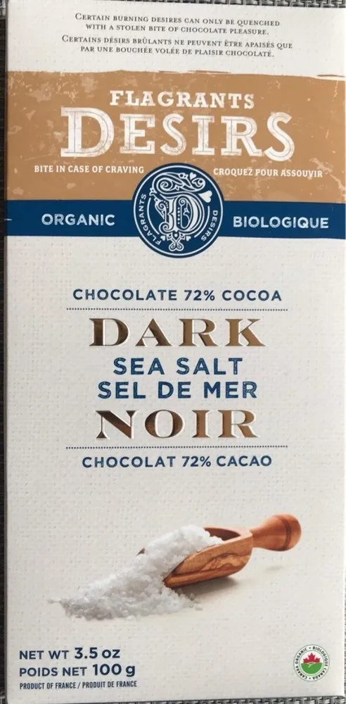 Chocolat Sel de mer noir