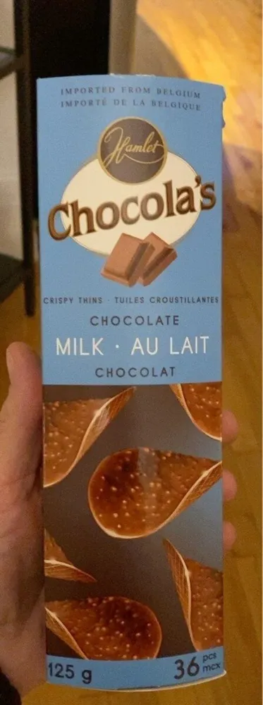 Tuiles chocolat