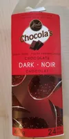 Tuiles croustillantes au chocolat noir