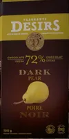 Chocolat 72% Poire