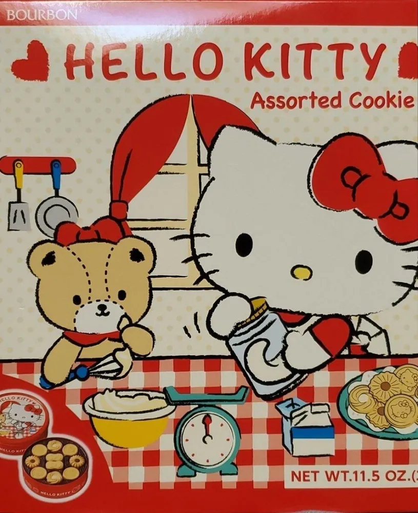 Hello kitty assurted cookie tin
