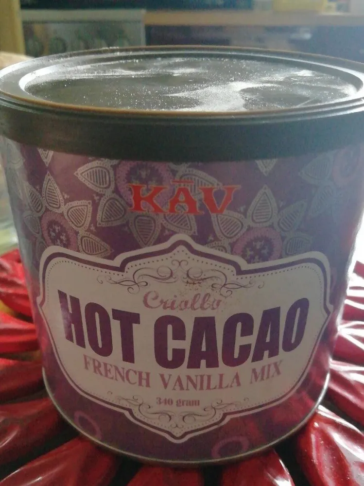 Hot cacao French vanilla mix Criollo