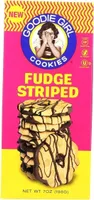 Fudge Striped Crunchy Oat Flour Cookies