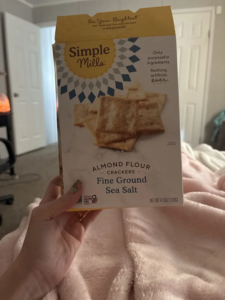 Almond Flour Crackers Fine Ground Sea Salt