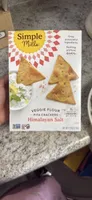 VEGGIE FLOUR PITA CRACKERS Himalayan Salt