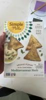 Mediterranean Herb Veggie Flour Pita Crackers