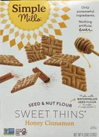 Seed & Nut Flour Sweet Thins Honey Cinnamon
