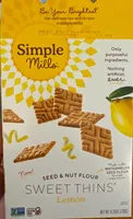 Seed & Nut Flour Sweet Thins Lemon