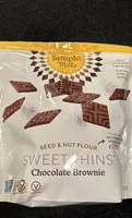 Simple Mills, Sweet Thins Chocolate Brownie