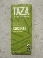 Coconut 70% dark stone ground chocolate