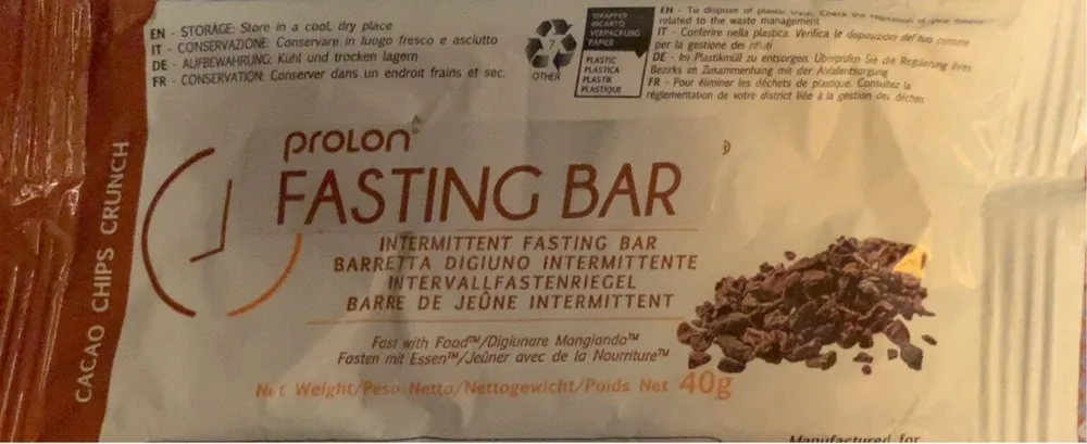 Fasting Bar