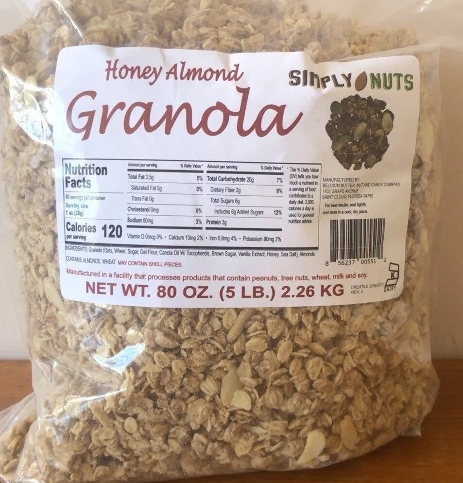 Honey almond Granola