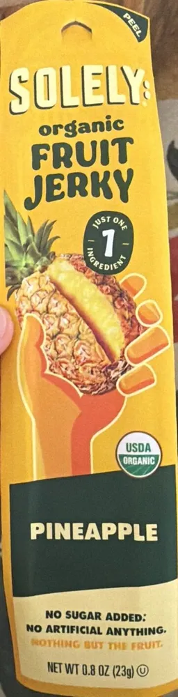 organic FRUIT JERKY PINEAPPLE