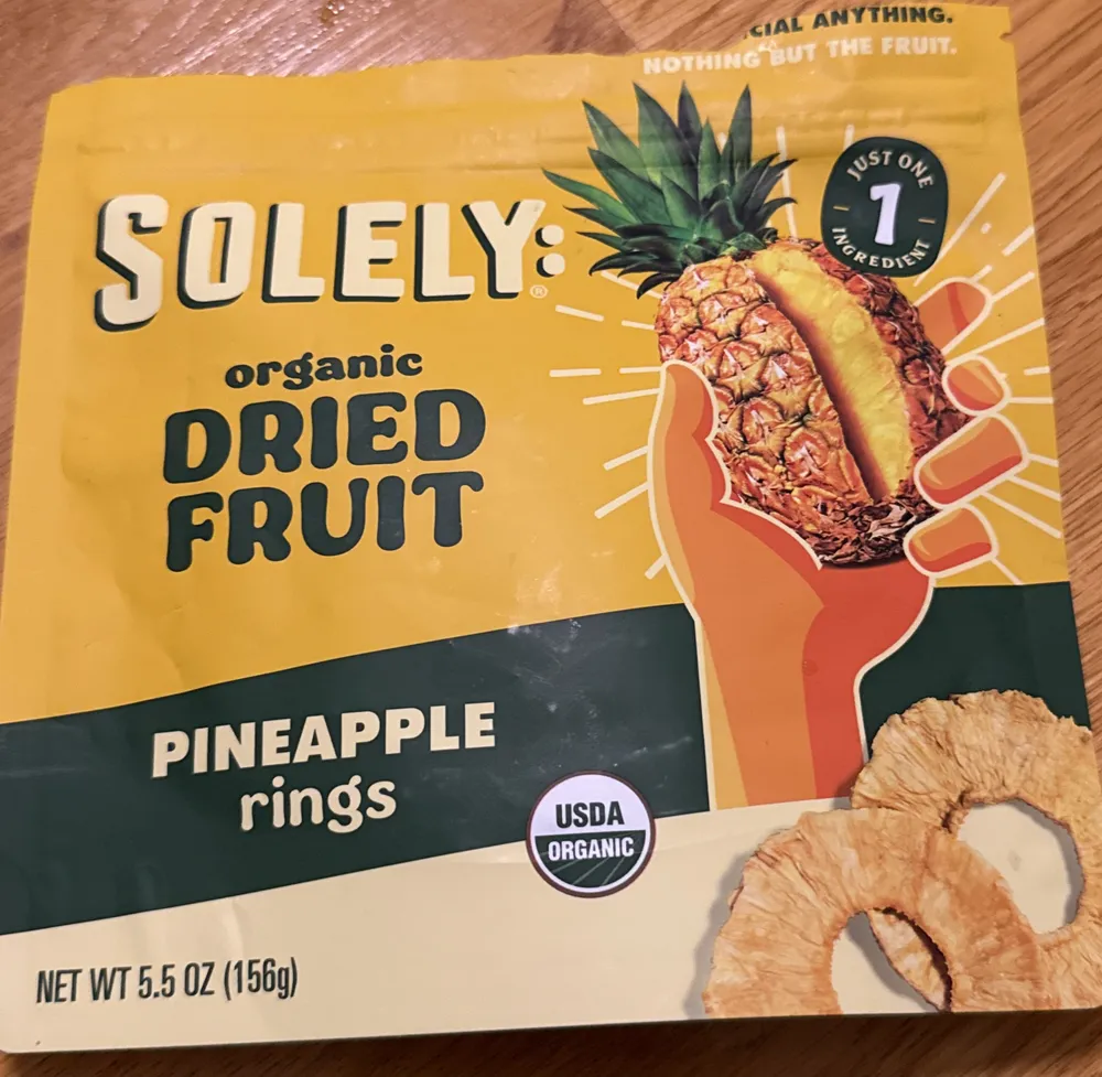 Organic Dried Fruit Pineapple Rings