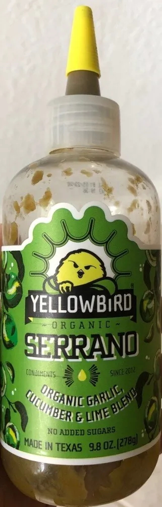 Organic serrano hot sauce