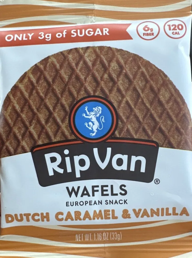 Caramel Filled Stroopwafel DUTCH CARAMEL & VANILLA
