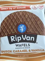 Caramel Filled Stroopwafel DUTCH CARAMEL & VANILLA