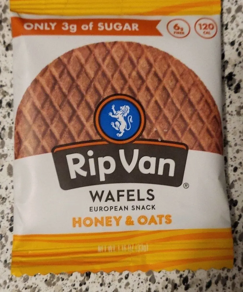 Wafels European Snack Honey & Oats