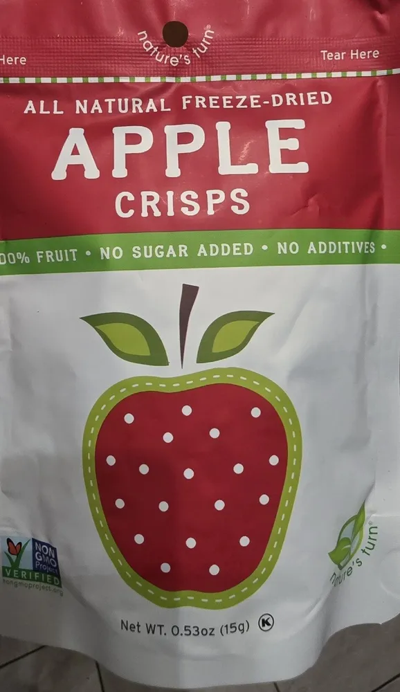 All Natural Freeze-Dried Apple Crisps