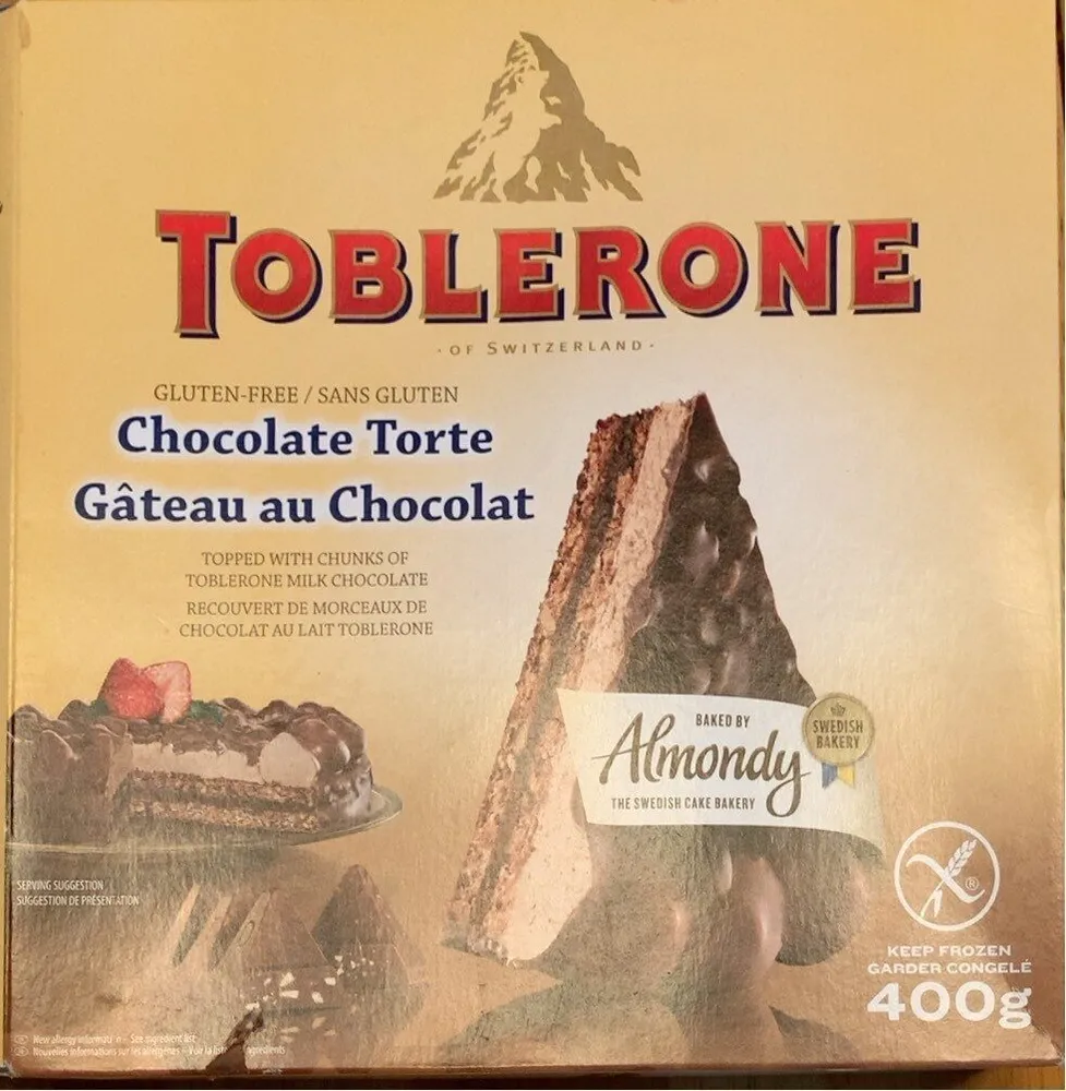 Gateau au chocolat Toblerone