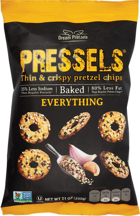 Thin & Crispy Pretzel Chips Everything
