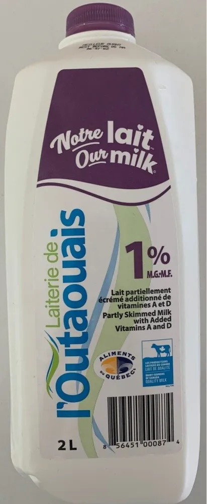Lait partiellement écrémé