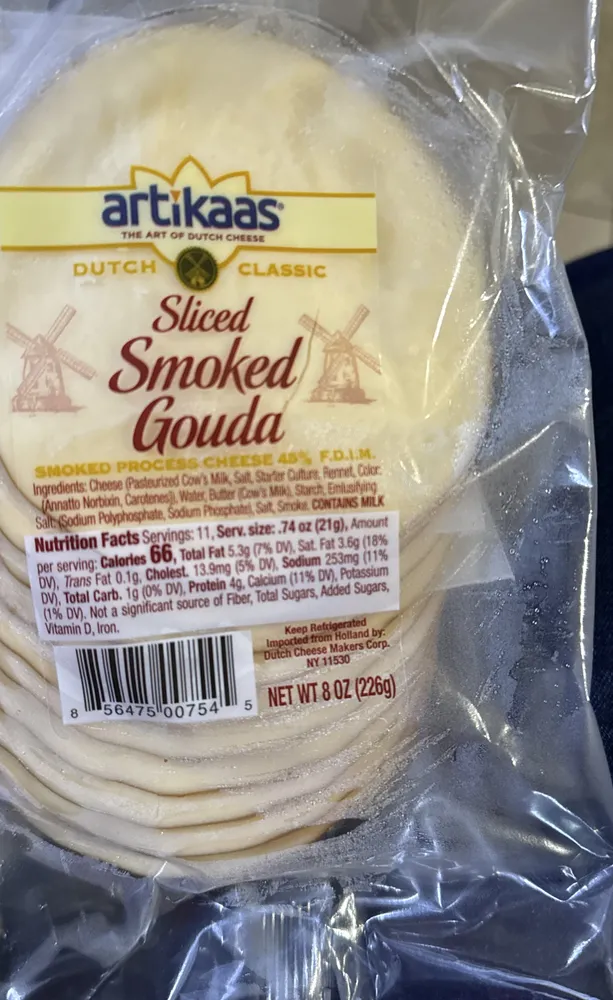 Sliced Smoked Gouda
