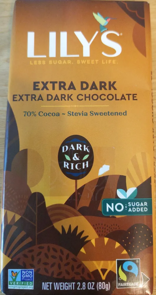 EXTRA DARK CHOCOLATE STYLE BAR