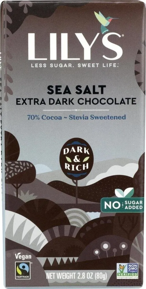 SEA SALT EXTRA DARK CHOCOLATE STYLE BAR