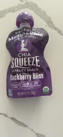 Mamma Chia Squeeze Vitality Snack Blackberry Bliss