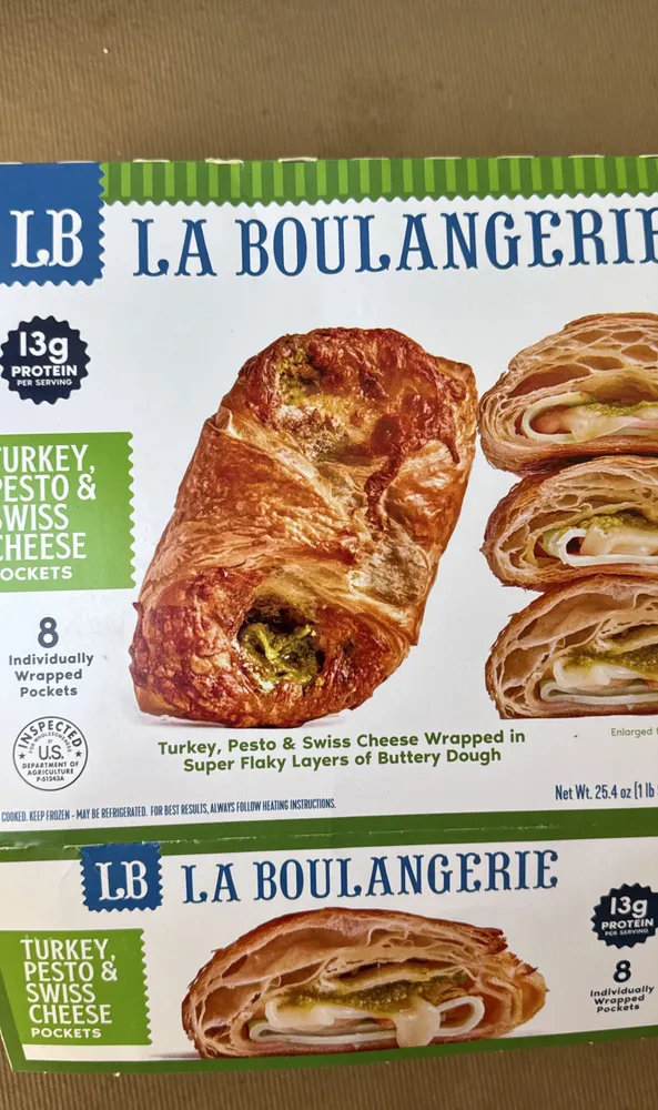 Turkey, Pesto & Swiss Cheese Pockets