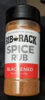Rib Rack Spice Rub Blackened